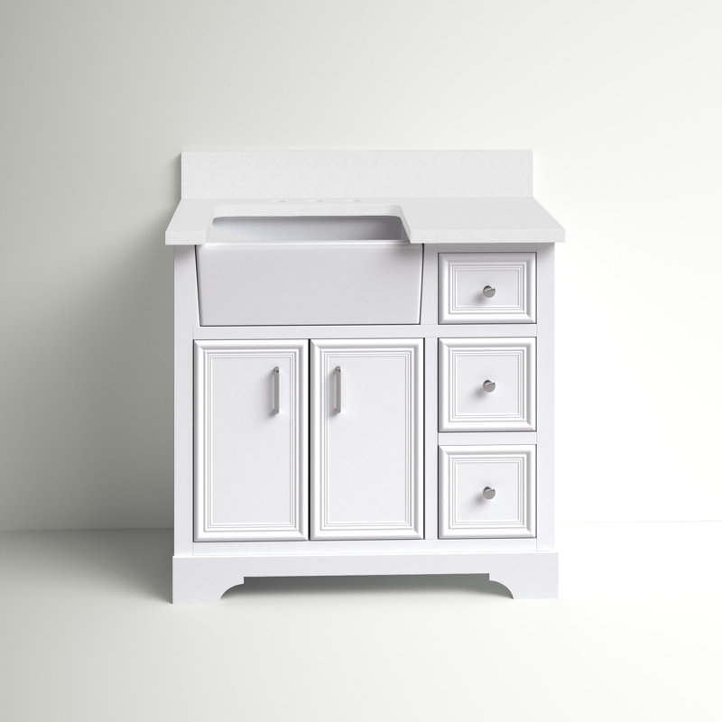 Sand & Stable Emiliano 36'' Single Bathroom Vanity with Top & Reviews